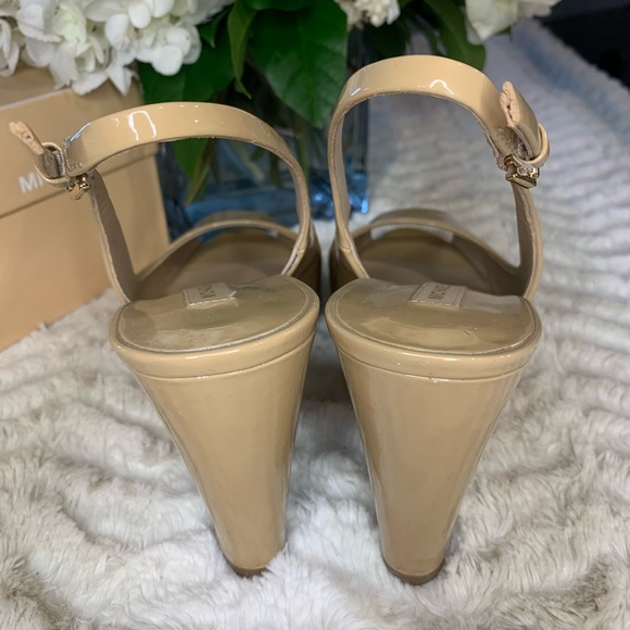 Michael Kors Patent Wedge Pumps - Picture 5 of 8